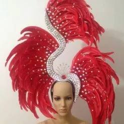 Casque En Plumes De Coq