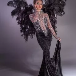 Ailes En Plumes Blondines Medium