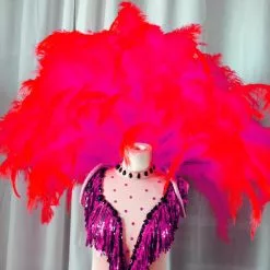 Demie Roue En Floss D'autruche