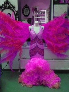 Dos En Plumes De Floss Autruche