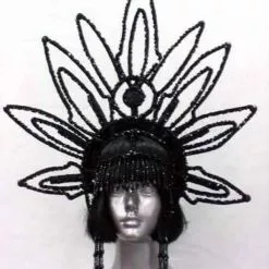 Casque Noir Paillettes