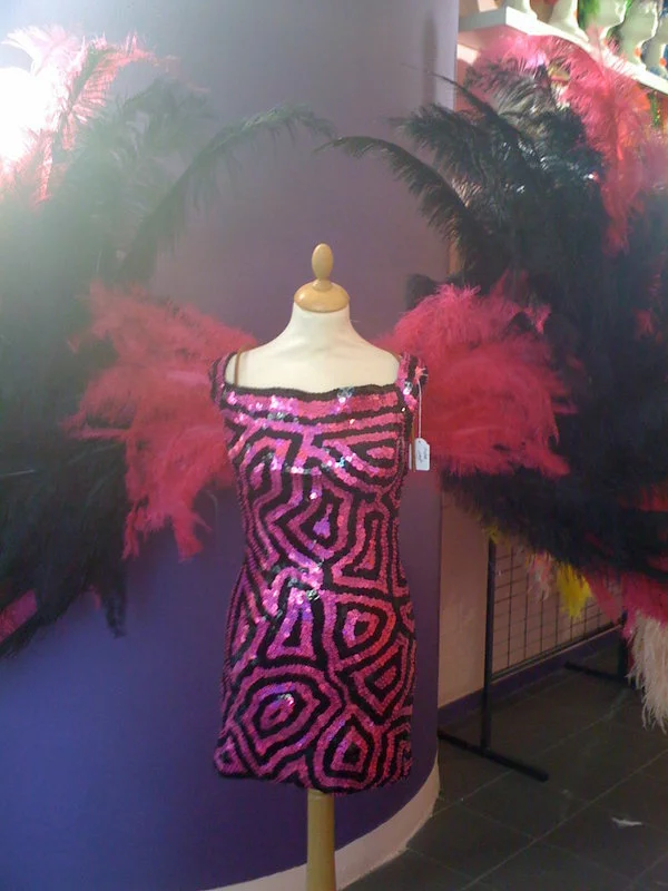 Dos Melange Floss Et Autruche Noir Et Fushia 3 Dos Melange Floss Et Autruche Noir Et Fushia