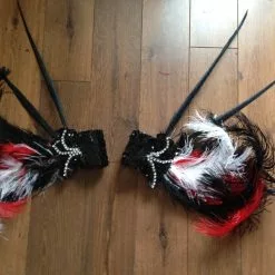 Manchettes En Plumes Autruche Et Faisan