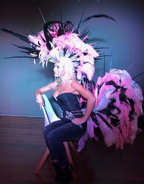 Ensemble, Casque Et Armature De Hanches Plumes 2 Ensemble, Casque Et Armature De Hanches Plumes