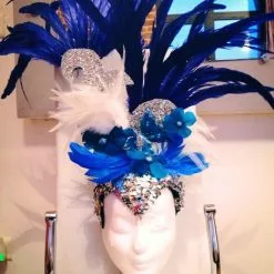 Casque En Plumes De Coq