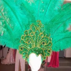 Casque Bresilien Plumes Demontable