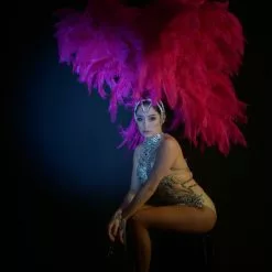 Casque Xl En Floss D'autruche