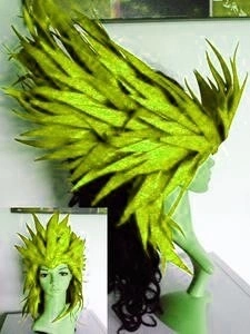 Casque Avec Perruque