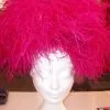 Bonnet Plumes D'autruche Fushia