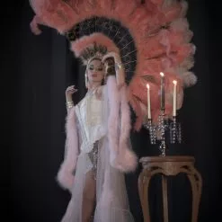 Casque Burlesque En Autruche