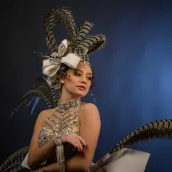 Casque Modiste En Faisans