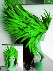 Casque Avec Perruque