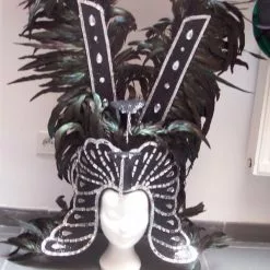 Casque En Plumes De Coq