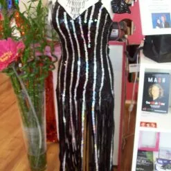 Robe Paillettes Franges