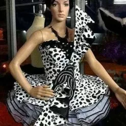 Robe Gonflante à Volants