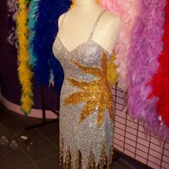 Robe Paillettes Courtes