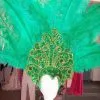 Casque Brésilien Vert Autruche