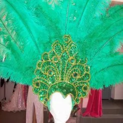 Casque Brésilien Vert Autruche