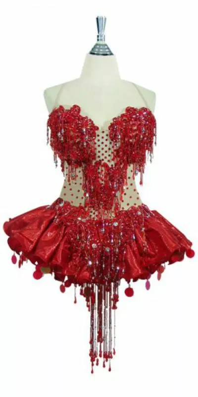 Robe En Tubulaires Et Paillettes 3 Robe En Tubulaires Et Paillettes