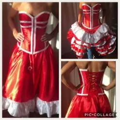 Robe Franche Cancan Satin Duchesse