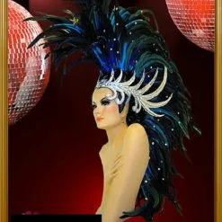 Crête En Plumes De Coq