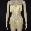 Body Strass Et Franges