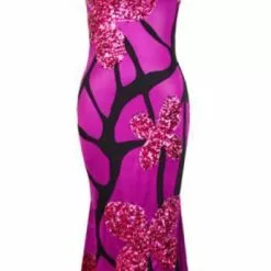 Robe à Paillettes Fourreau