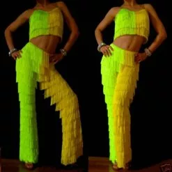 Ensemble Pantalon Et Haut à Franges