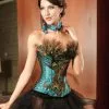 Robe Plumes De Paon Corset -Halloween Soldes Magasin 800x800 577