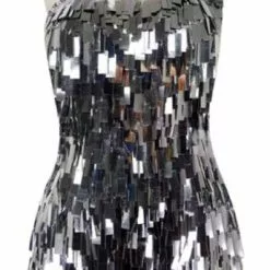 Robe à Sequins Facettes