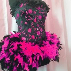 Corset Burlesque Plumes