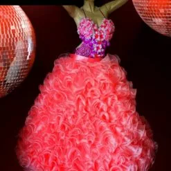 Robe Bustier à Volants