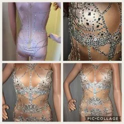 Body Lycra Strass