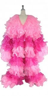 Manteau Long En Organza