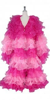 Manteau Long En Organza