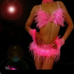 Ensemble Bikini En Plumes