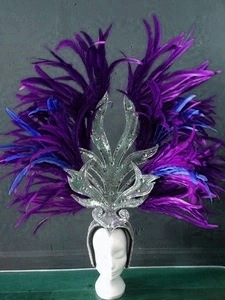 Casque En Plumes De Coq