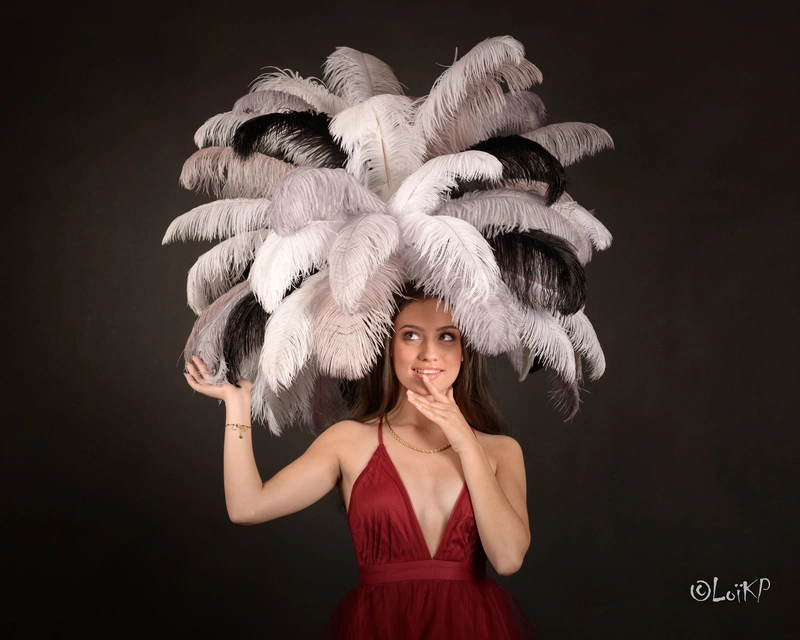 Casque Boules Plumes 3 Casque Boules Plumes