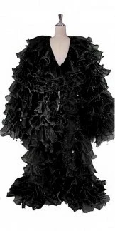 Manteau Long En Organza