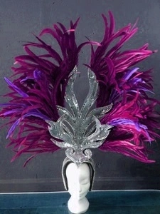Casque En Plumes De Coq