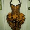 Corset Burlesque Avec Plumes