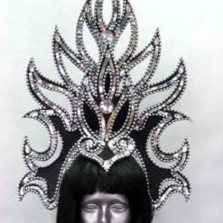 Casque Noir Et Argent