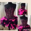Corset Burlesque Plumes -Halloween Soldes Magasin 800x800 867
