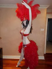 Ensemble Brésilien Femme Rouge