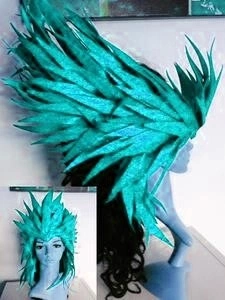 Casque Avec Perruque