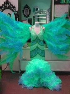 Dos En Plumes De Floss Autruche