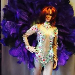 Grande Roue En Plumes Autruche